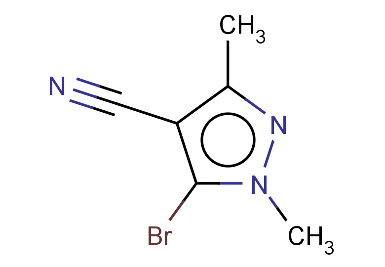 5-bromo-1,3-dimethyl-1H-pyrazole-4-carbonitrile