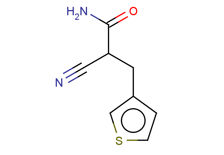 2-cyano-3-(thiophen-3-yl)propanamide