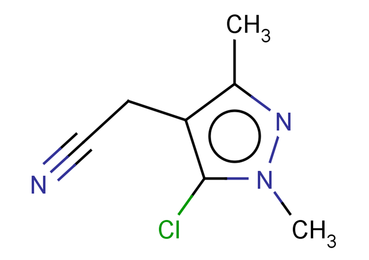 2-(5-chloro-1,3-dimethyl-1H-pyrazol-4-yl)acetonitrile