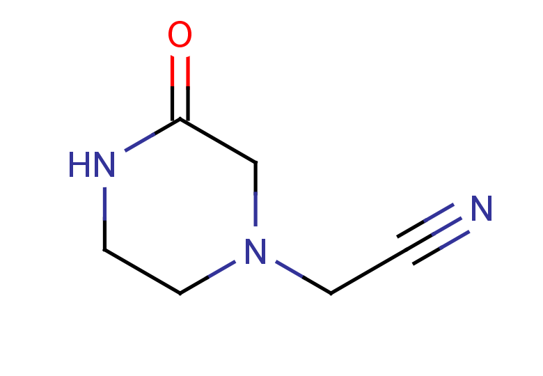 2-(3-oxopiperazin-1-yl)acetonitrile