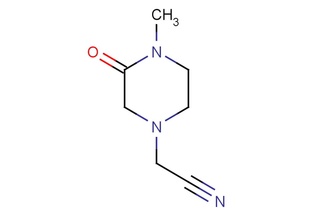 2-(4-methyl-3-oxopiperazin-1-yl)acetonitrile