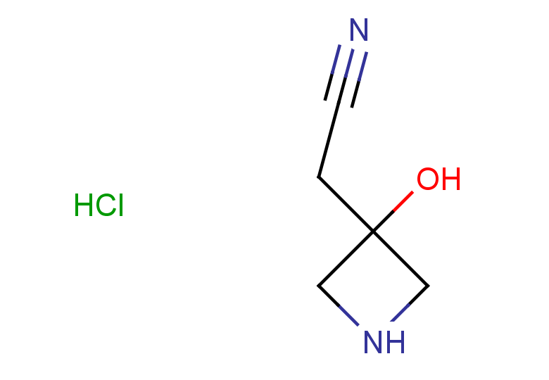 2-(3-hydroxyazetidin-3-yl)acetonitrile hydrochloride