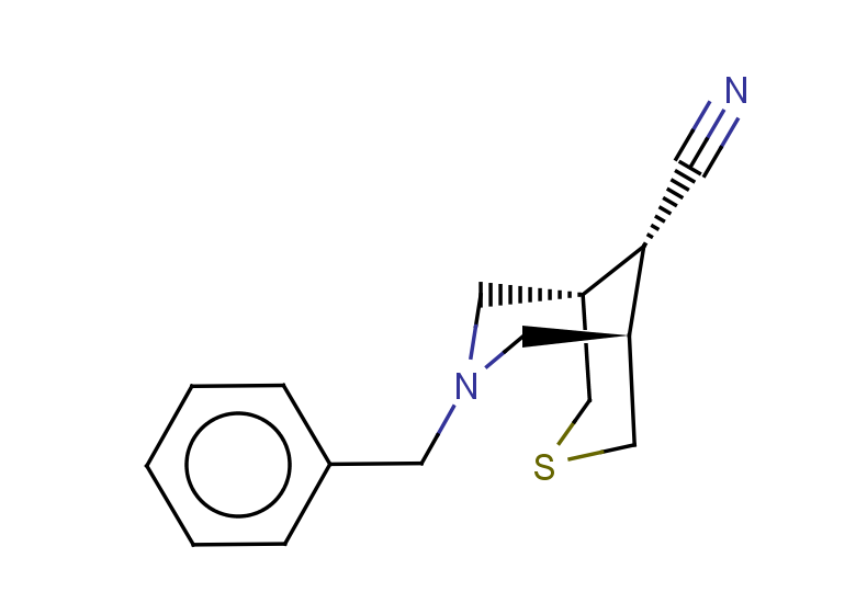 (1R,5S,9S)-7-benzyl-3-thia-7-azabicyclo[3.3.1]nonane-9-carbonitrile