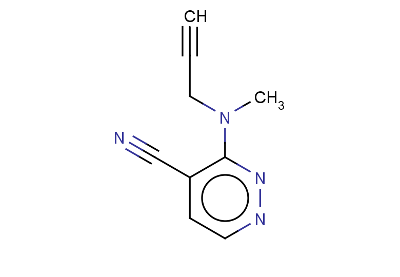 3-[methyl(prop-2-yn-1-yl)amino]pyridazine-4-carbonitrile
