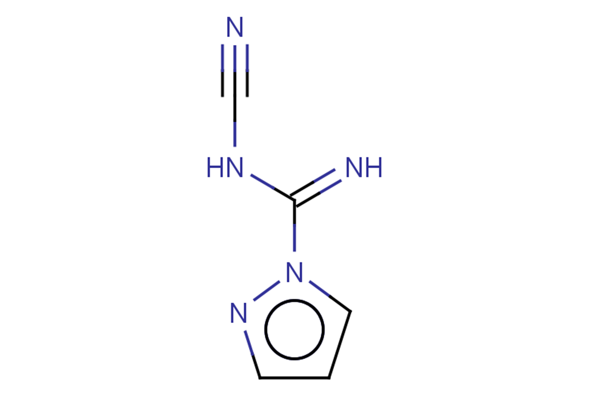 N-cyano-1H-pyrazole-1-carboximidamide
