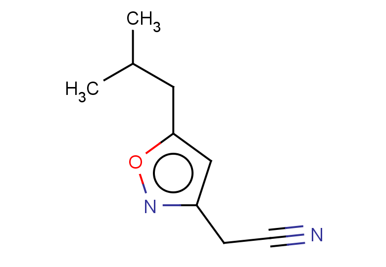 2-[5-(2-methylpropyl)-1,2-oxazol-3-yl]acetonitrile