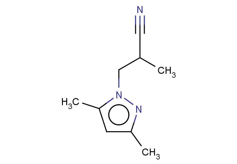 3-(3,5-DIMETHYL-1H-PYRAZOL-1-YL)-2-METHYLPROPANENITRILE