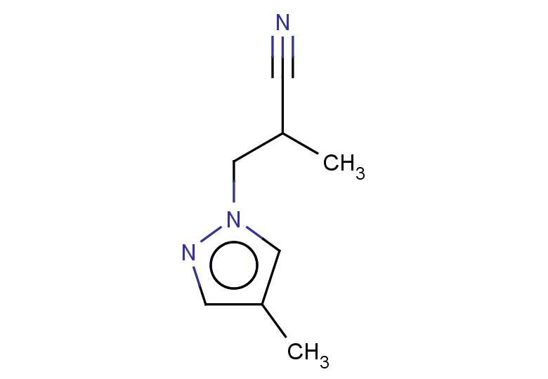 2-METHYL-3-(4-METHYL-1H-PYRAZOL-1-YL)PROPANENITRILE