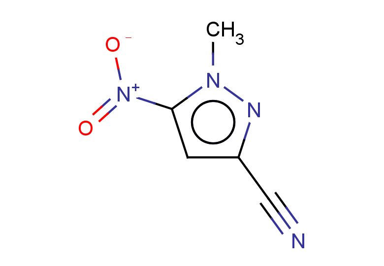 1-methyl-5-nitro-pyrazole-3-carbonitrile