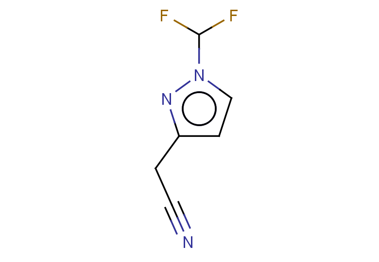 [1-(DIFLUOROMETHYL)-1H-PYRAZOL-3-YL]ACETONITRILE