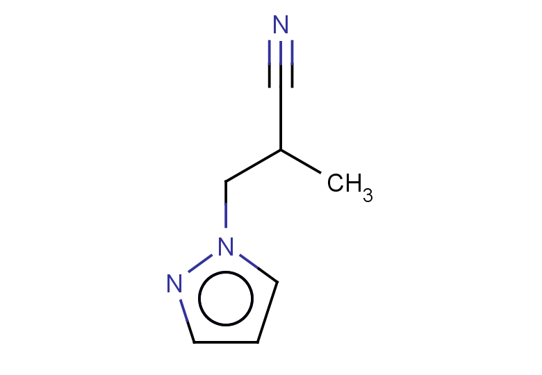 2-methyl-3-(1H-pyrazol-1-yl)propanenitrile