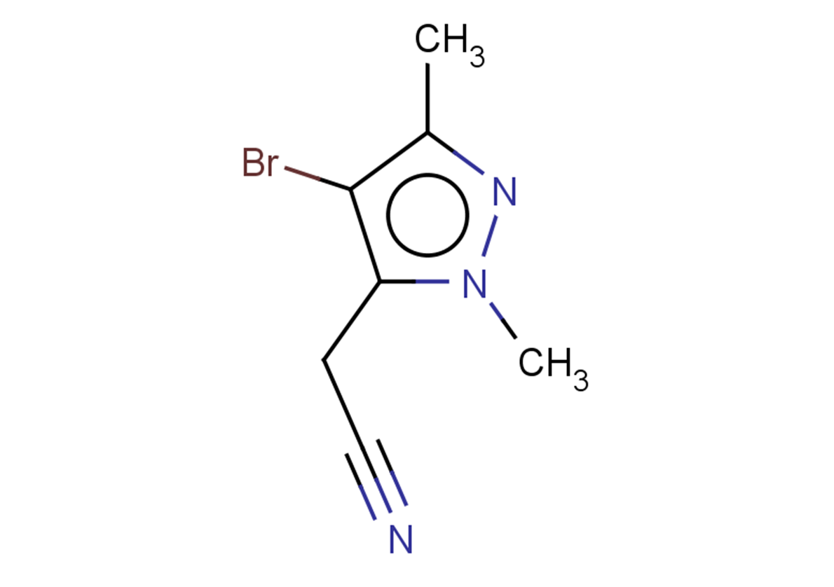 2-(4-bromo-1,3-dimethyl-1H-pyrazol-5-yl)acetonitrile