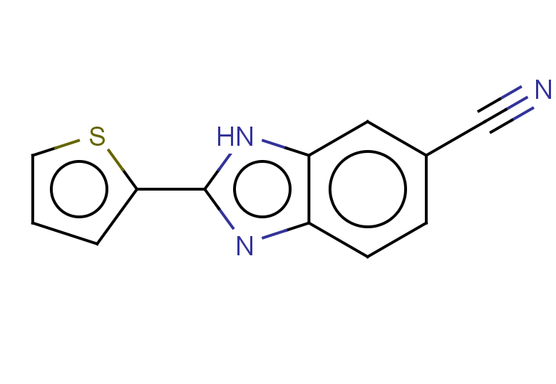 2-(thiophen-2-yl)-1H-1,3-benzodiazole-6-carbonitrile