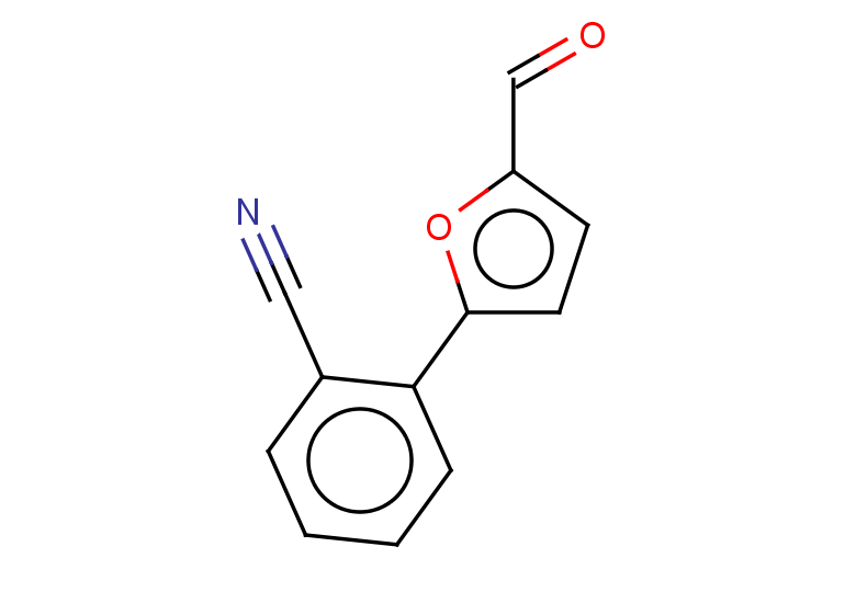 2-(5-formylfuran-2-yl)benzonitrile