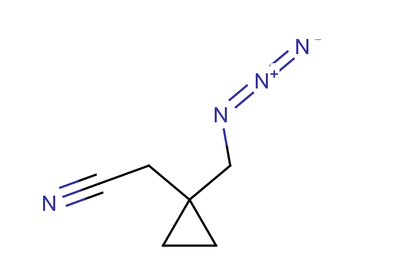 2-[1-(azidomethyl)cyclopropyl]acetonitrile