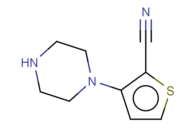 3-(piperazin-1-yl)thiophene-2-carbonitrile