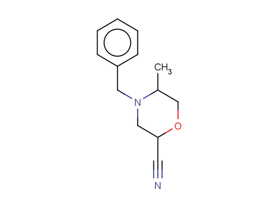 4-benzyl-5-methylmorpholine-2-carbonitrile