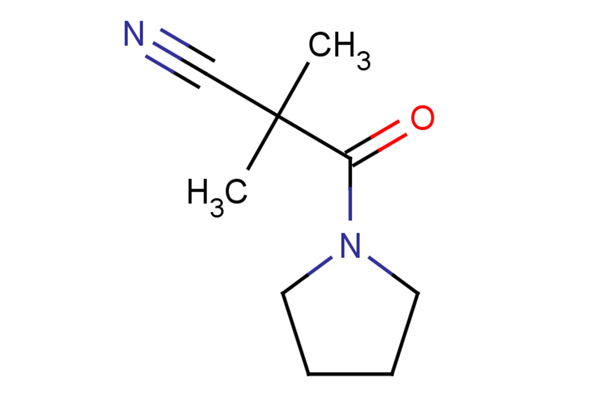 2,2-dimethyl-3-oxo-3-(pyrrolidin-1-yl)propanenitrile