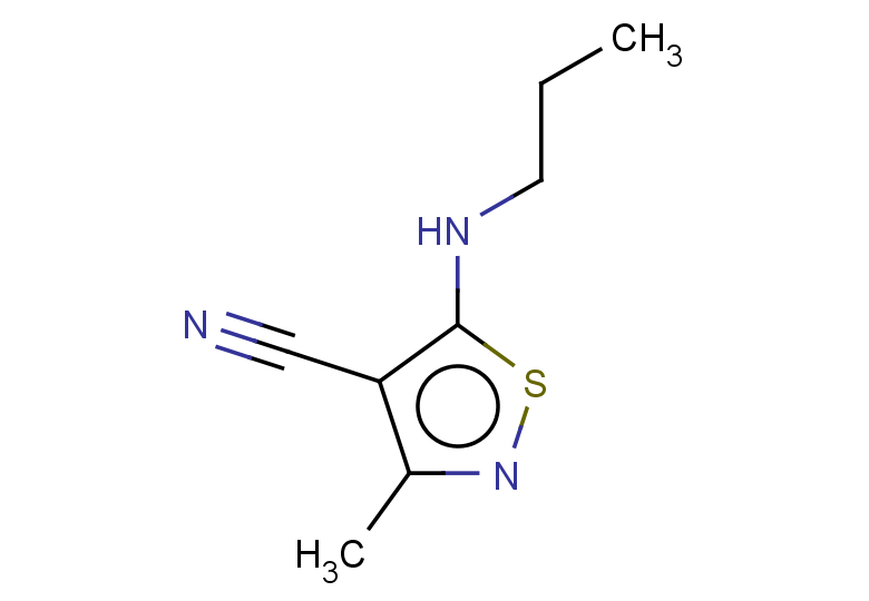 3-methyl-5-(propylamino)-1,2-thiazole-4-carbonitrile