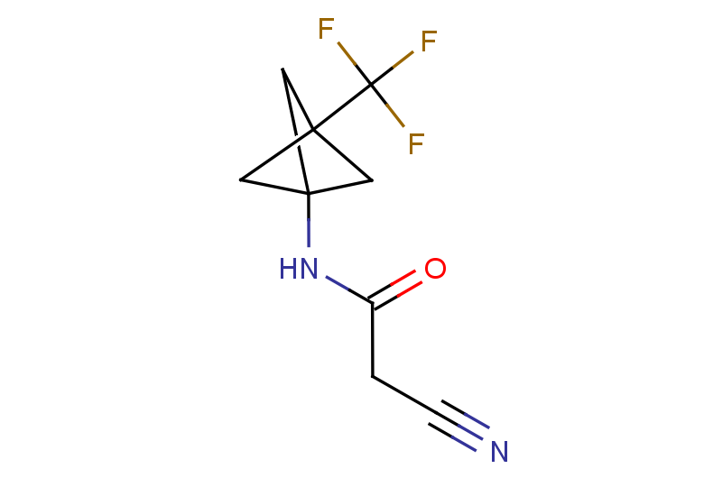 2-cyano-N-[3-(trifluoromethyl)bicyclo[1.1.1]pentan-1-yl]acetamide