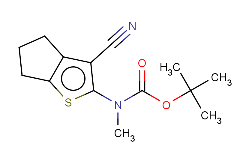 tert-butyl N-{3-cyano-4H,5H,6H-cyclopenta[b]thiophen-2-yl}-N-methylcarbamate