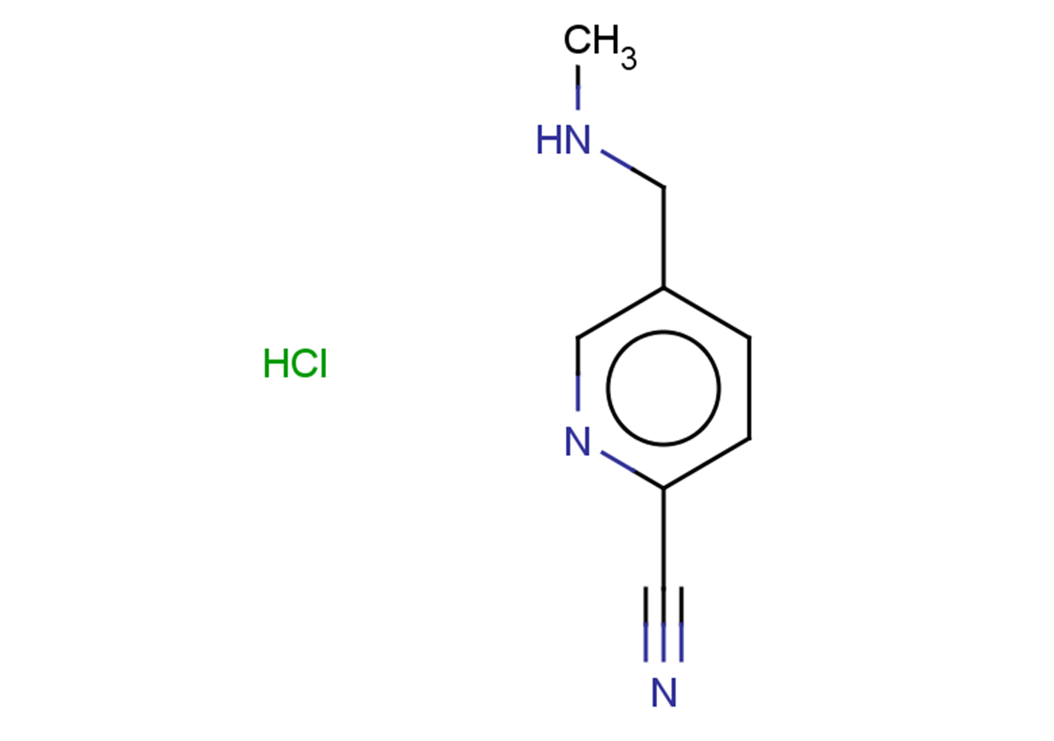 5-[(methylamino)methyl]pyridine-2-carbonitrile hydrochloride