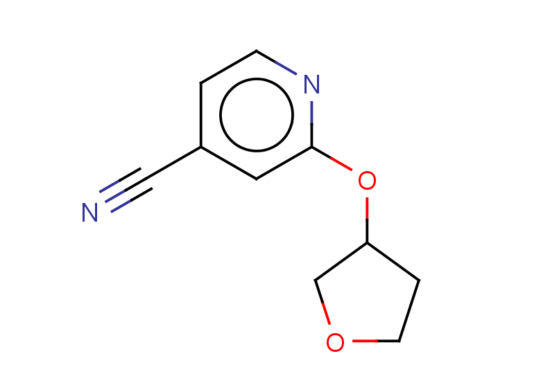 2-(oxolan-3-yloxy)pyridine-4-carbonitrile