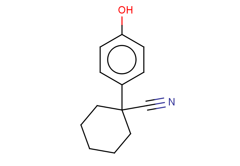 1-(4-hydroxyphenyl)cyclohexane-1-carbonitrile