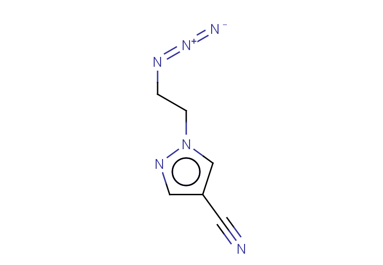 1-(2-azidoethyl)-1H-pyrazole-4-carbonitrile