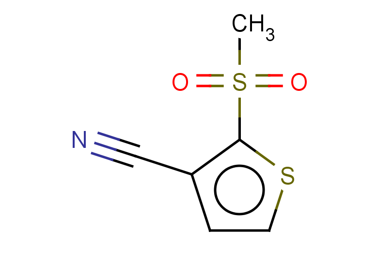 2-methanesulfonylthiophene-3-carbonitrile