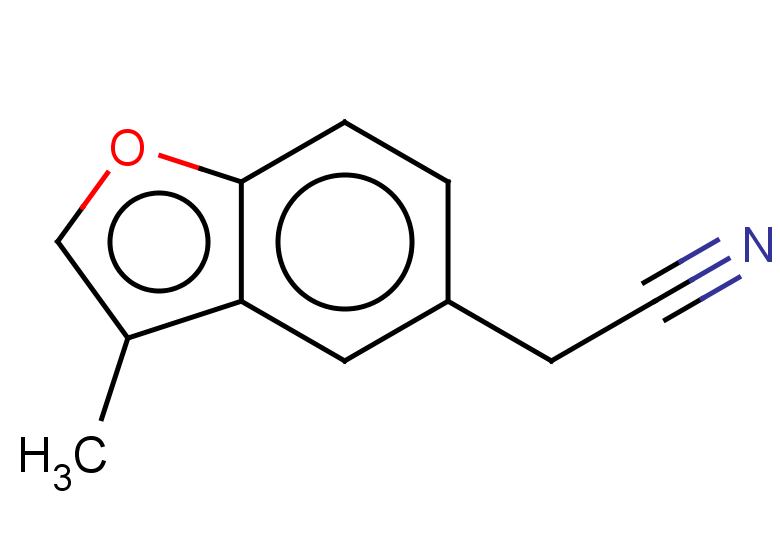 2-(3-methyl-1-benzofuran-5-yl)acetonitrile