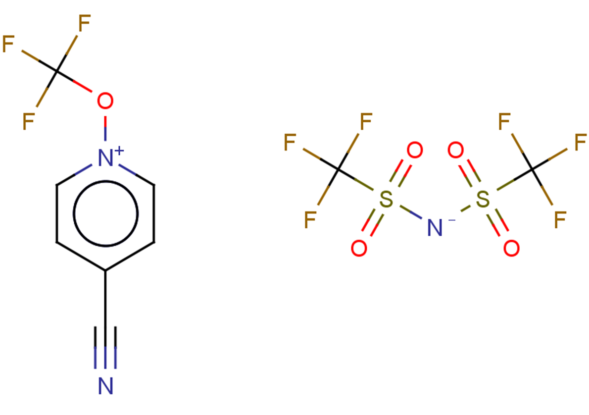 4-cyano-1-(trifluoromethoxy)pyridin-1-ium; trifluoro({[(trifluoromethane)sulfonylazanidyl]sulfonyl})methane