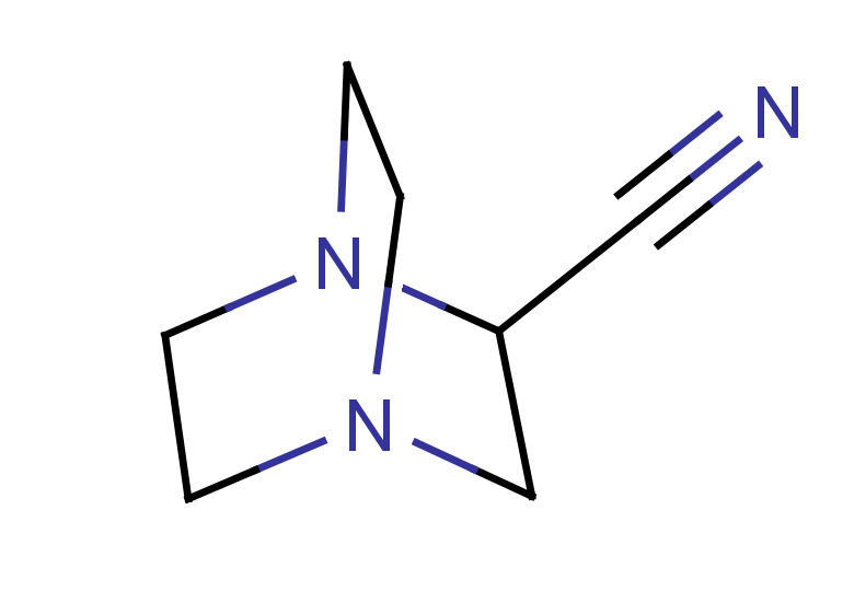 1,4-diazabicyclo[2.2.2]octane-2-carbonitrile