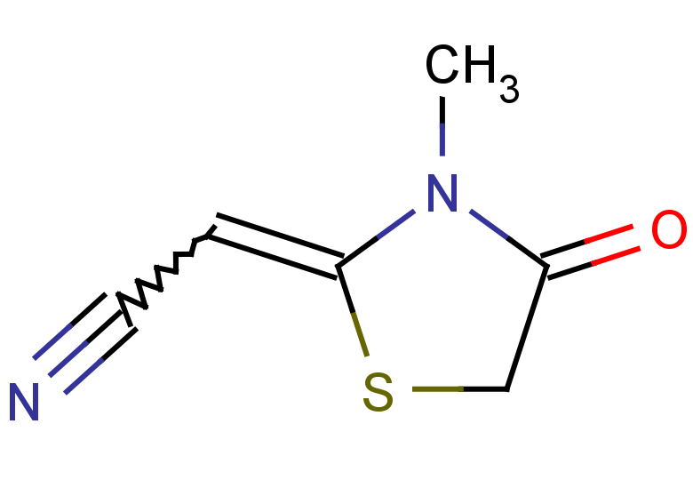 2-(3-methyl-4-oxo-1,3-thiazolidin-2-ylidene)acetonitrile