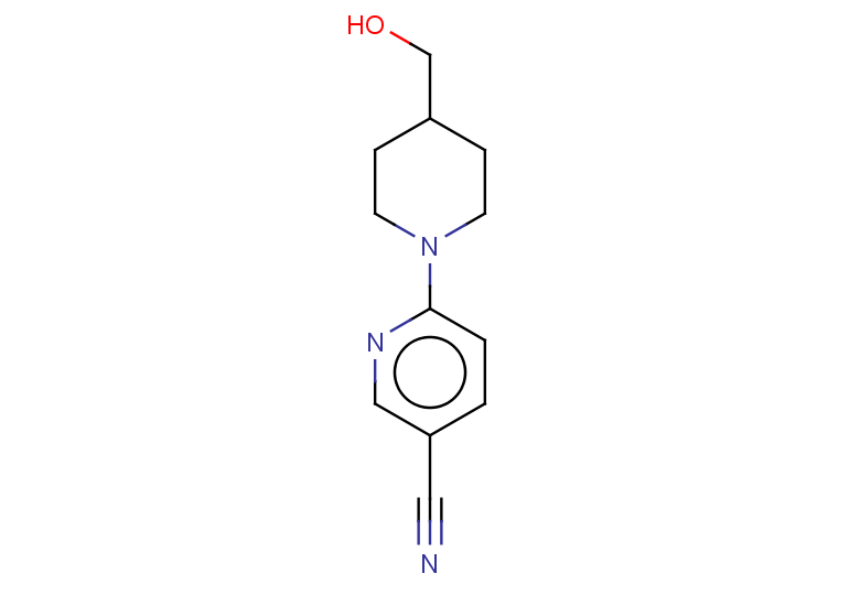 6-[4-(hydroxymethyl)piperidin-1-yl]pyridine-3-carbonitrile
