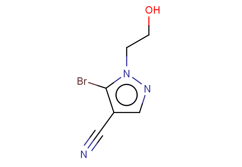 5-bromo-1-(2-hydroxyethyl)-1H-pyrazole-4-carbonitrile