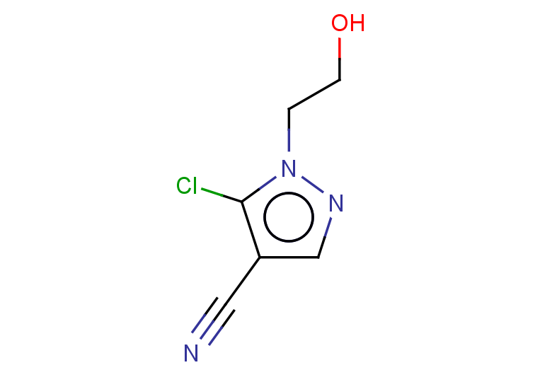5-chloro-1-(2-hydroxyethyl)-1H-pyrazole-4-carbonitrile