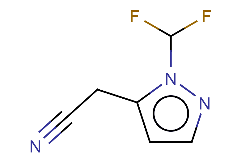 [1-(DIFLUOROMETHYL)-1H-PYRAZOL-5-YL]ACETONITRILE
