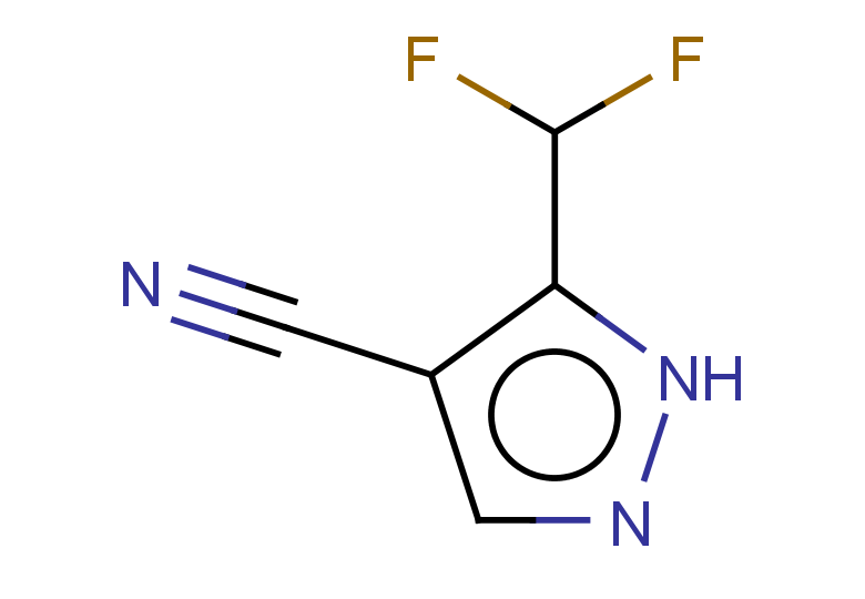5-(difluoromethyl)-1H-pyrazole-4-carbonitrile