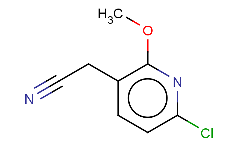 2-(6-chloro-2-methoxypyridin-3-yl)acetonitrile