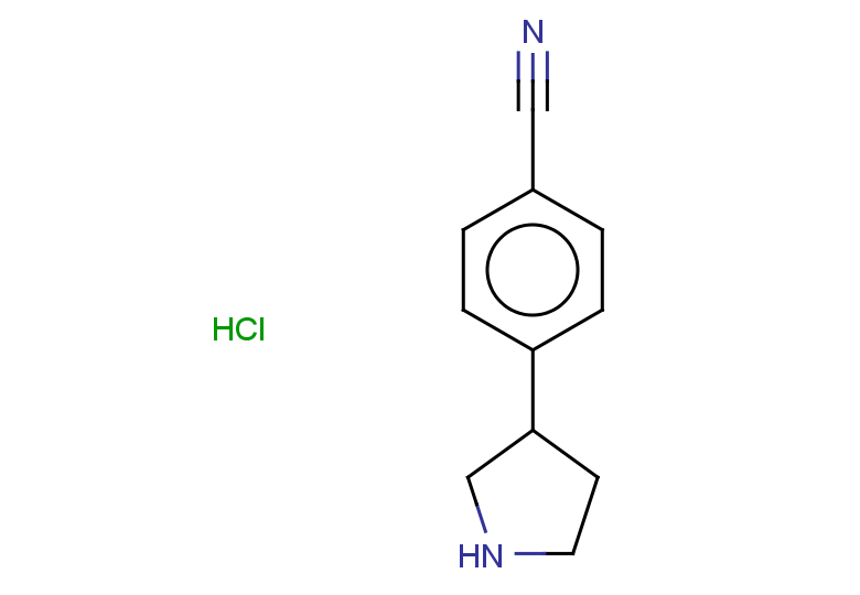 4-(pyrrolidin-3-yl)benzonitrile hydrochloride