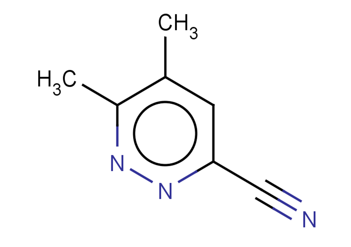 5,6-dimethylpyridazine-3-carbonitrile