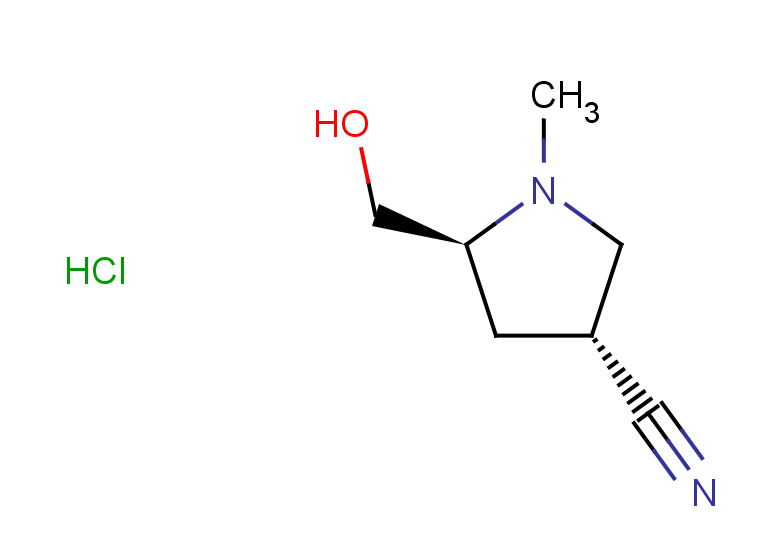 (3R,5S)-5-(hydroxymethyl)-1-methylpyrrolidine-3-carbonitrile hydrochloride