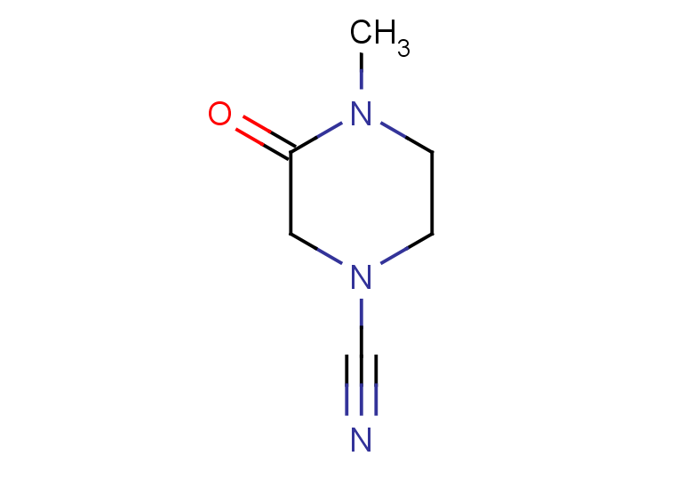 4-methyl-3-oxopiperazine-1-carbonitrile
