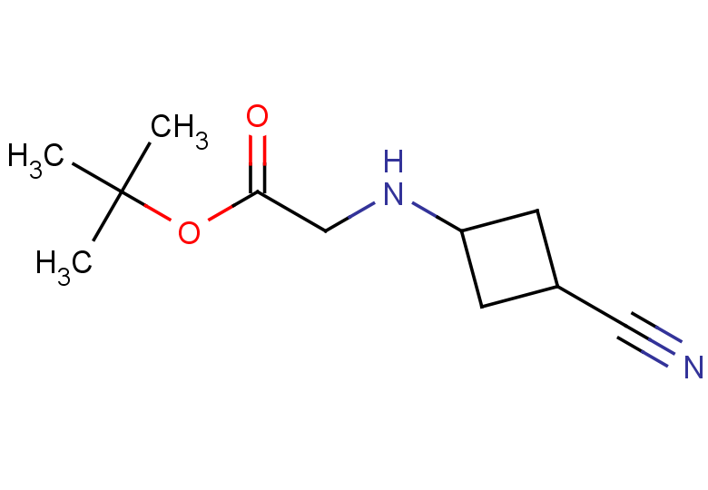 tert-butyl 2-[(3-cyanocyclobutyl)amino]acetate