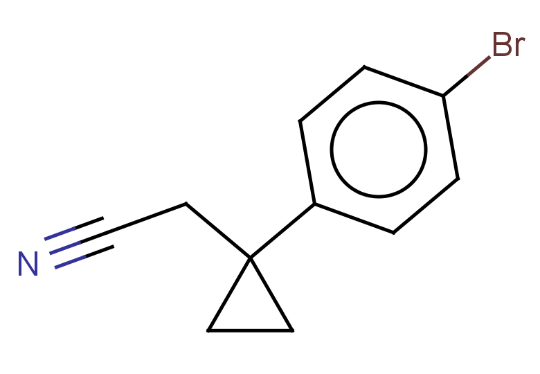 2-[1-(4-bromophenyl)cyclopropyl]acetonitrile