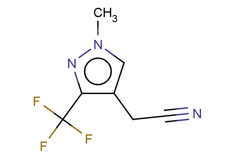 2-[1-methyl-3-(trifluoromethyl)-1H-pyrazol-4-yl]acetonitrile