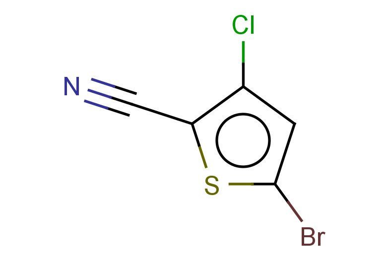 5-bromo-3-chlorothiophene-2-carbonitrile