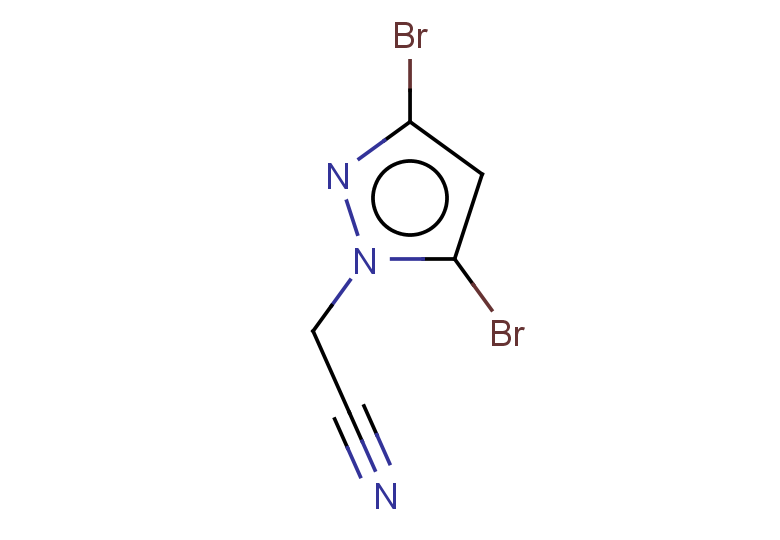 2-(3,5-dibromo-1H-pyrazol-1-yl)acetonitrile
