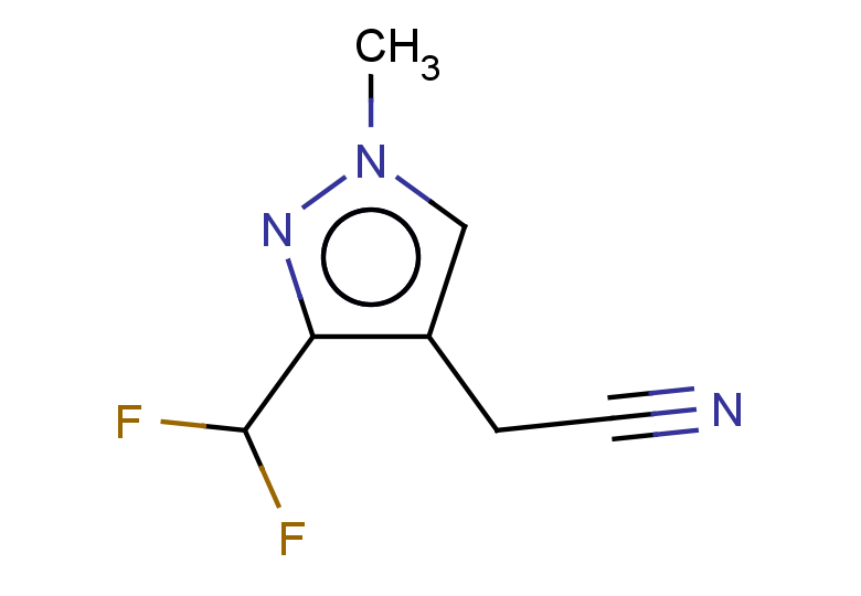 2-[3-(difluoromethyl)-1-methyl-1H-pyrazol-4-yl]acetonitrile